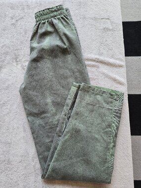 Rare Hammer/Harem 1980s style velcro waist wide leg cotton pants